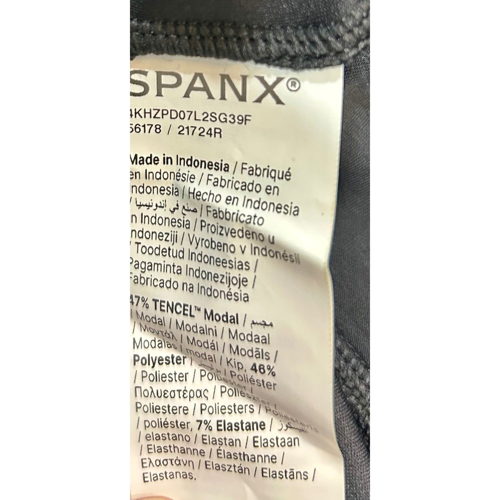 Spanx AirEssentials Turtleneck Tunic Sweatshirt Dress Very Black XL - Picture 3 of 3